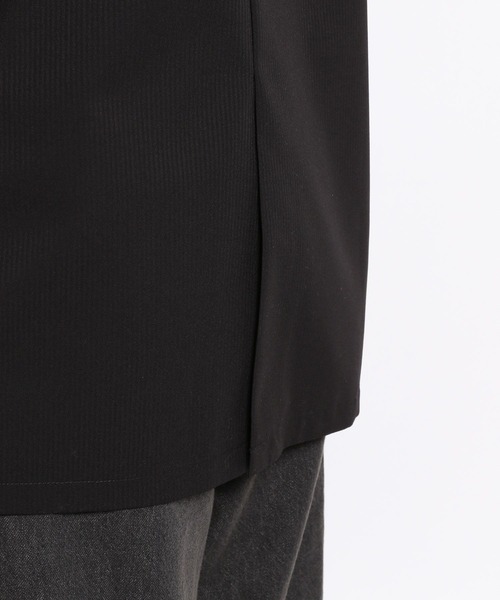 Anui（アニュイ）の「【UNISEX】クリアピケサマージャケット（テーラードジャケット・レディース・グレー/ブラック・MEDIUM）」の22枚目の写真