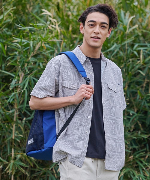 Eddie Bauer（エディーバウアー）の「メッシュ コンビ バッグ（バックパック/リュック・メンズ・ネイビー/グリーン/ブラック・F）」の14枚目の写真