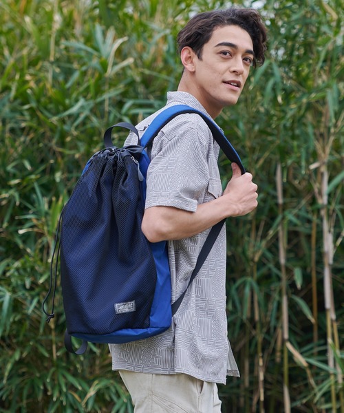 Eddie Bauer（エディーバウアー）の「メッシュ コンビ バッグ（バックパック/リュック・メンズ・ネイビー/グリーン/ブラック・F）」の13枚目の写真