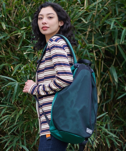 Eddie Bauer（エディーバウアー）の「メッシュ コンビ バッグ（バックパック/リュック・メンズ・ネイビー/グリーン/ブラック・F）」の11枚目の写真