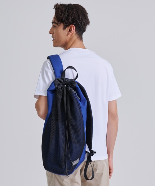 Eddie Bauer（エディーバウアー）の「メッシュ コンビ バッグ（バックパック/リュック・メンズ・ネイビー/グリーン/ブラック・F）」の15枚目の写真