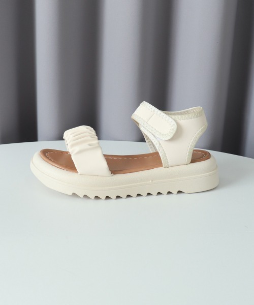 Miniministore（ミニミニストア）の「厚底 スポーツサンダル 美脚 夏靴韓国風（サンダル・レディース・ブラック/アイボリー・22.5cm/23.5cm/24.5cm/24.0cm/25.0cm/23.0cm）」の20枚目の写真