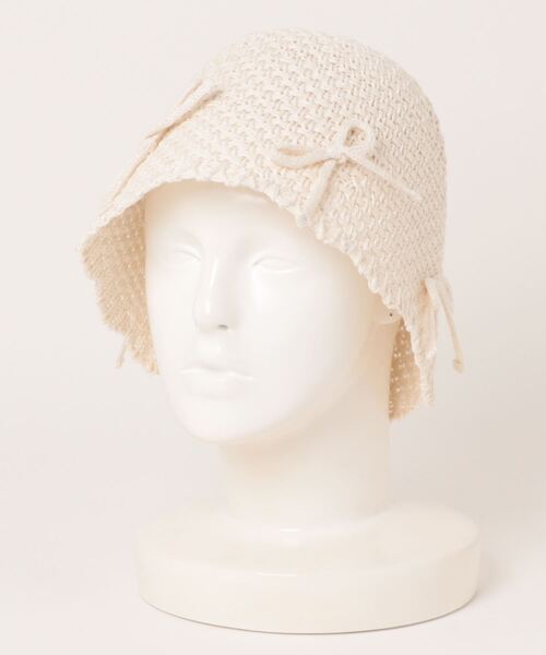 flower(フラワー)の「クロシェリボンハット(ハット・レディース・アイボリー・FREE)」の10枚目の写真