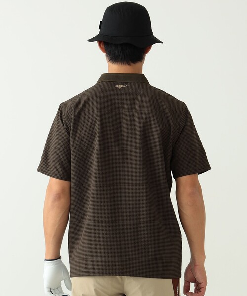BEAMS GOLF ORANGE LABEL / メッシュ レイヤード 半袖