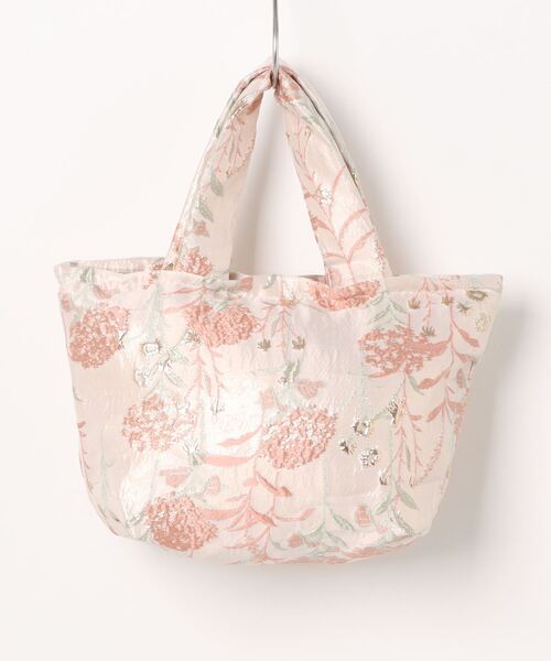 TONE SELECT GOODS(トーンセレクトグッズ)の「Liaa/チャック付き 花柄 ミニトートバッグ A18322(トートバッグ・レディース・ブルー/ピンク系2/ピンク系1/ホワイト/グリーン・FREE)」の16枚目の写真