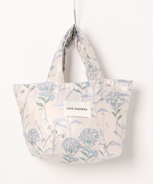 セール】Liaa/チャック付き 花柄 ミニトートバッグ A18322（トート