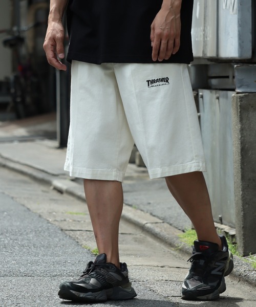 THRASHER(スラッシャー)の「【THRASHER/スラッシャー】カツラギワークハーフパンツ(その他パンツ・メンズ・ブラック/ベージュ/パープル/オフホワイト・LL/M/L)」の11枚目の写真