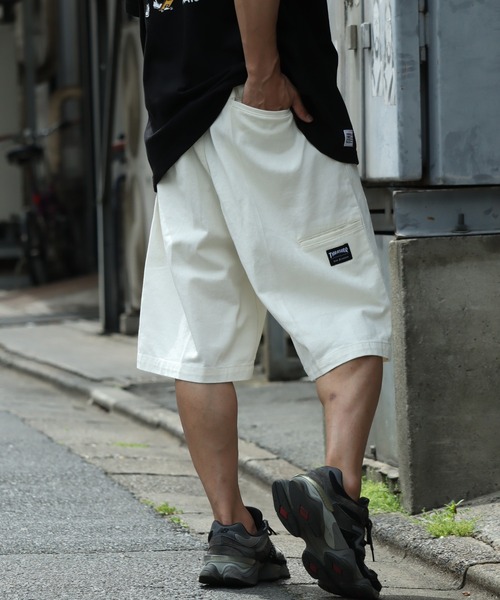 THRASHER(スラッシャー)の「【THRASHER/スラッシャー】カツラギワークハーフパンツ(その他パンツ・メンズ・ブラック/ベージュ/パープル/オフホワイト・LL/M/L)」の13枚目の写真