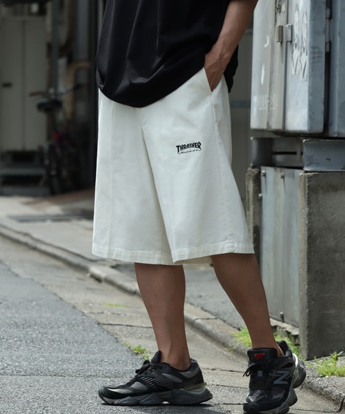 THRASHER(スラッシャー)の「【THRASHER/スラッシャー】カツラギワークハーフパンツ(その他パンツ・メンズ・ブラック/ベージュ/パープル/オフホワイト・LL/M/L)」の12枚目の写真