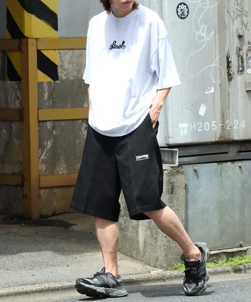 THRASHER(スラッシャー)の「【THRASHER/スラッシャー】カツラギワークハーフパンツ(その他パンツ・メンズ・ブラック/ベージュ/パープル/オフホワイト・LL/M/L)」の10枚目の写真