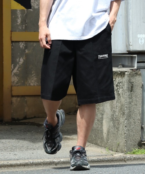 THRASHER(スラッシャー)の「【THRASHER/スラッシャー】カツラギワークハーフパンツ(その他パンツ・メンズ・ブラック/ベージュ/パープル/オフホワイト・LL/M/L)」の5枚目の写真
