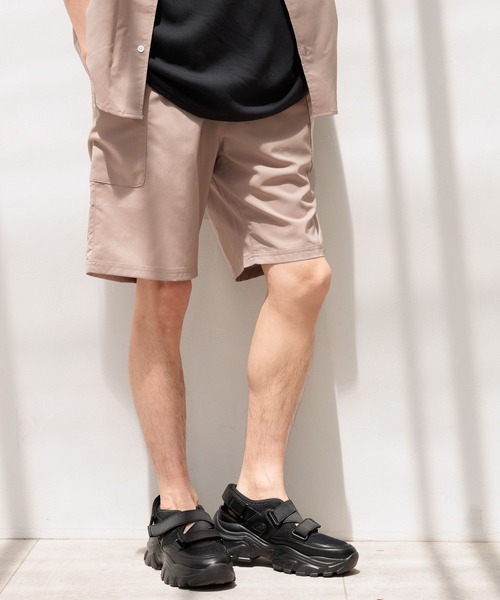 LAKOLE（ラコレ）の「吸水速乾【2点SET】ロゴシャツショーツセットアップ / 113354（シャツ/ブラウス・メンズ・ブルー/ブラック/サンドグレー・MEDIUM/LARGE/X-LARGE）」の5枚目の写真