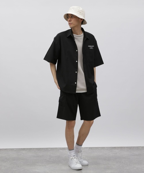 LAKOLE（ラコレ）の「吸水速乾【2点SET】ロゴシャツショーツセットアップ / 113354（シャツ/ブラウス・メンズ・ブルー/ブラック/サンドグレー・MEDIUM/LARGE/X-LARGE）」の12枚目の写真