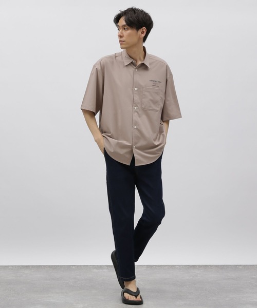 LAKOLE（ラコレ）の「吸水速乾【2点SET】ロゴシャツショーツセットアップ / 113354（シャツ/ブラウス・メンズ・ブルー/ブラック/サンドグレー・MEDIUM/LARGE/X-LARGE）」の14枚目の写真