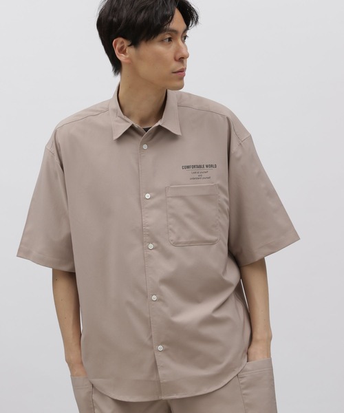 LAKOLE（ラコレ）の「吸水速乾【2点SET】ロゴシャツショーツセットアップ / 113354（シャツ/ブラウス・メンズ・ブルー/ブラック/サンドグレー・MEDIUM/LARGE/X-LARGE）」の16枚目の写真