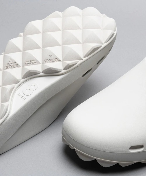 foot the coacher（フットザコーチャー）の「【PPACO/パコ】LUX-1(AIR STUDDED SOLE)/ルクス-1（エアースタッディドソール）【foot the coacher / フットザコーチャー】（サンダル・メンズ・オフホワイト/ダークグレー・7/8/9/10）」の11枚目の写真
