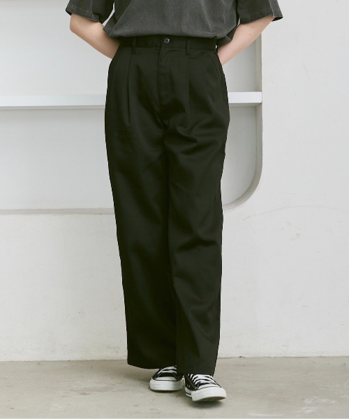 セール】Loose tuck chino pants / ルーズタックチノパン（チノパンツ