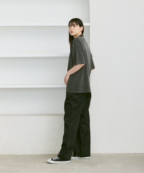 flaner(フラネ)の「Loose tuck chino pants / ルーズタックチノパン(チノパンツ・レディース・カーキブラウン/オフホワイト/ブラック・SMALL/MEDIUM/LARGE)」の11枚目の写真