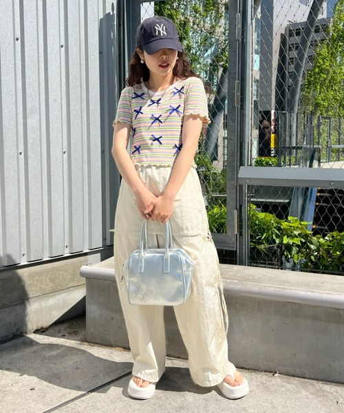 tシャツ 「HELLO.SANFRANCISCO」2WAYマルチボーダーTEE レディース HELLO.SANFRANCISCO tシャツ 「HELLO.SANFRANCISCO」2WAYマルチ