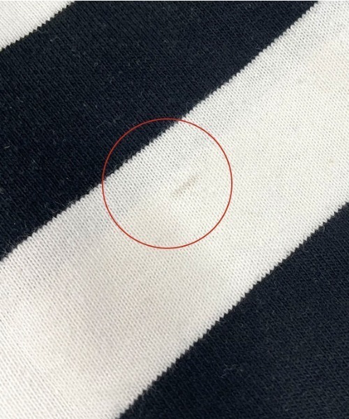 OMNES（オムネス）の「キッズ10番単ボーダー半袖プルオーバー（Tシャツ/カットソー・キッズ・ホワイト系その他/パープル系その他/ホワイト×ブラック/ホワイト×ブルー/グレー系その他/ホワイト×ネイビー・140/130/120/110/100）」の14枚目の写真