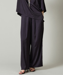 Liesse | サテンワイドパンツ（セットアップ対応）(その他パンツ)