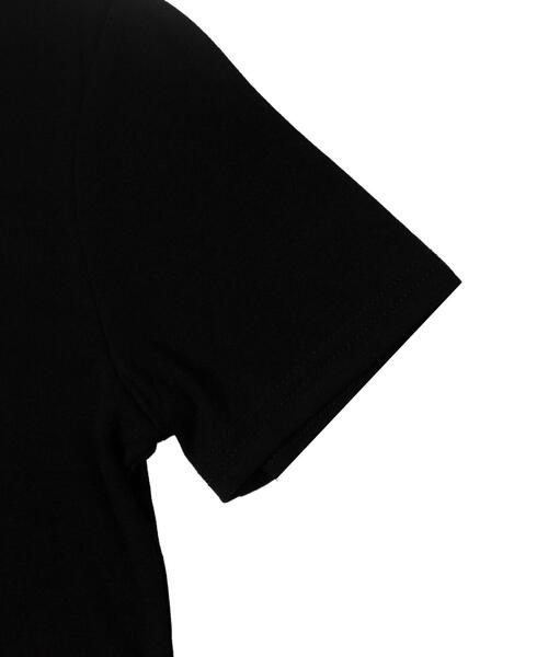 WEGO(ウィゴー)の「WEGO/バイカラーレイヤードラウンドネックトップス(Tシャツ/カットソー・レディース・ブラック/ホワイト・FREE)」の16枚目の写真