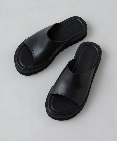 NANO universe（ナノユニバース）の「ライトウェイトシャワーサンダル（サンダル・メンズ・ブラック・S/M/L）」の2枚目の写真