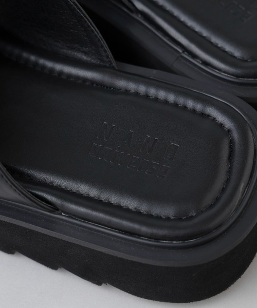 NANO universe（ナノユニバース）の「ライトウェイトシャワーサンダル（サンダル・メンズ・ブラック・S/M/L）」の8枚目の写真