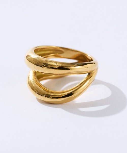 RIVE DROITE（リヴドロワ）の「R.good/ダブルサークルリング（リング・レディース・ゴールド・FREE）」の6枚目の写真