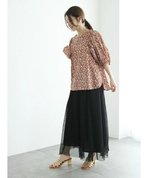 Te chichi（テチチ）の「メッシュフレアスカート（スカート・レディース・ブラック/グレー・F）」の14枚目の写真