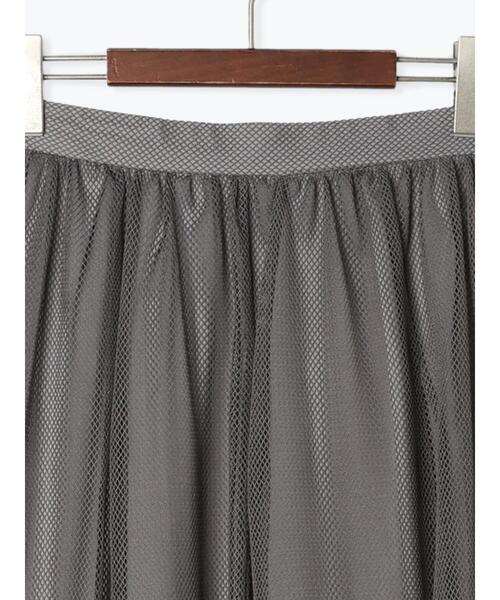 Te chichi（テチチ）の「メッシュフレアスカート（スカート・レディース・ブラック/グレー・F）」の18枚目の写真