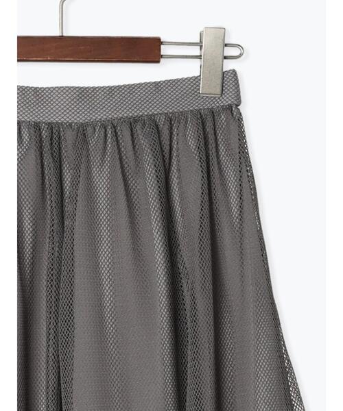 Te chichi（テチチ）の「メッシュフレアスカート（スカート・レディース・ブラック/グレー・F）」の19枚目の写真