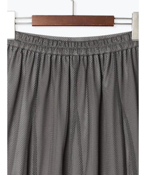 Te chichi（テチチ）の「メッシュフレアスカート（スカート・レディース・ブラック/グレー・F）」の21枚目の写真