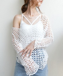 styiro | カップ付きホルターネックVラインシームレスブラトップキャミ　ノンワイヤー(キャミソール)