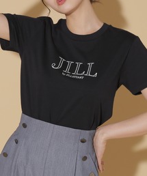 ◇オーガニックコットンロゴライン刺繍Tシャツ