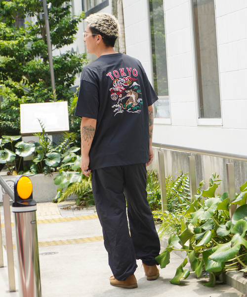 PARIS SAINT-GERMAIN(パリサンジェルマン)の「PSG JP PSG JP Ryu Germain embroidery TEE(Tシャツ/カットソー・メンズ・ブラック/ホワイト・MEDIUM/X-LARGE/LARGE)」の8枚目の写真