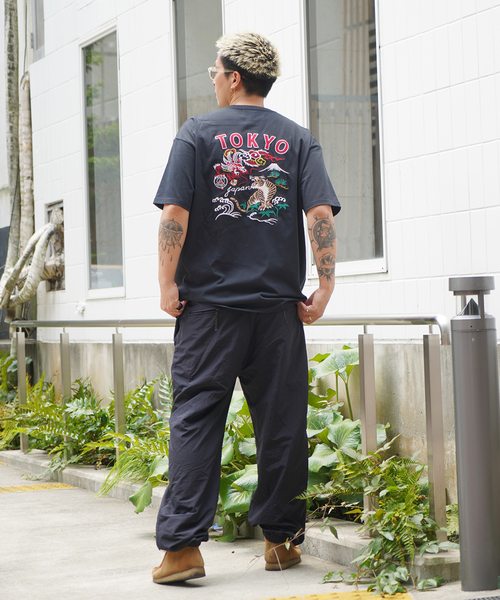 PARIS SAINT-GERMAIN(パリサンジェルマン)の「PSG JP PSG JP Ryu Germain embroidery TEE(Tシャツ/カットソー・メンズ・ブラック/ホワイト・MEDIUM/X-LARGE/LARGE)」の11枚目の写真