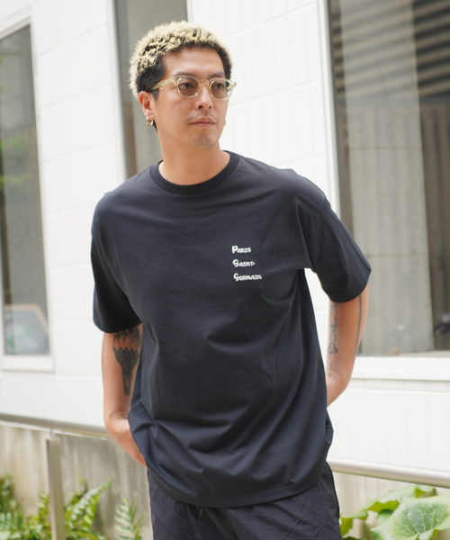 PARIS SAINT-GERMAIN(パリサンジェルマン)の「PSG JP PSG JP Ryu Germain embroidery TEE(Tシャツ/カットソー・メンズ・ブラック/ホワイト・MEDIUM/X-LARGE/LARGE)」の12枚目の写真
