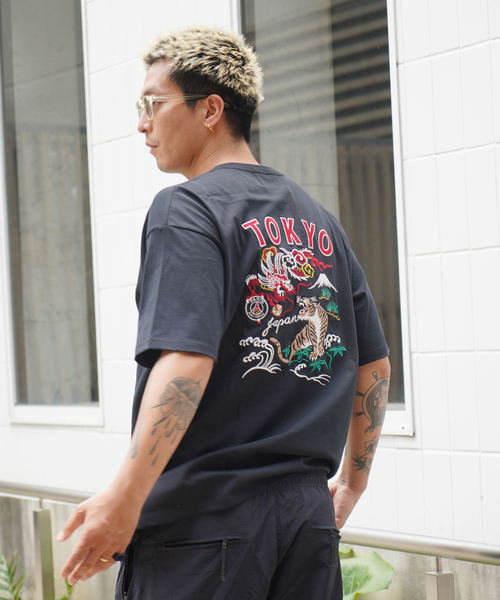 PARIS SAINT-GERMAIN(パリサンジェルマン)の「PSG JP PSG JP Ryu Germain embroidery TEE(Tシャツ/カットソー・メンズ・ブラック/ホワイト・MEDIUM/X-LARGE/LARGE)」の13枚目の写真