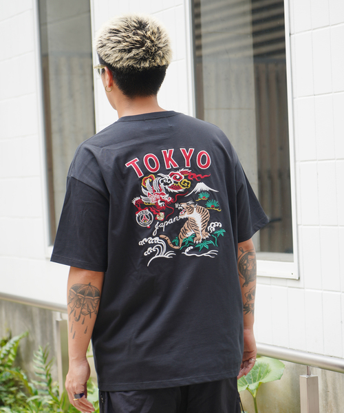 PARIS SAINT-GERMAIN(パリサンジェルマン)の「PSG JP PSG JP Ryu Germain embroidery TEE(Tシャツ/カットソー・メンズ・ブラック/ホワイト・MEDIUM/X-LARGE/LARGE)」の14枚目の写真