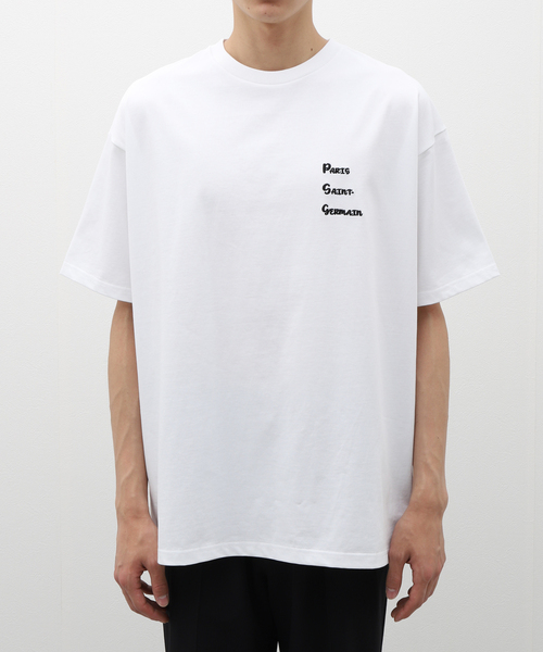 PARIS SAINT-GERMAIN(パリサンジェルマン)の「PSG JP PSG JP Ryu Germain embroidery TEE(Tシャツ/カットソー・メンズ・ブラック/ホワイト・MEDIUM/X-LARGE/LARGE)」の16枚目の写真