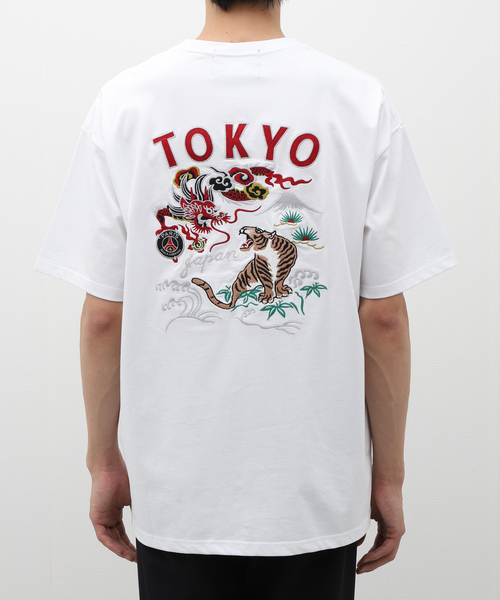 PARIS SAINT-GERMAIN(パリサンジェルマン)の「PSG JP PSG JP Ryu Germain embroidery TEE(Tシャツ/カットソー・メンズ・ブラック/ホワイト・MEDIUM/X-LARGE/LARGE)」の18枚目の写真
