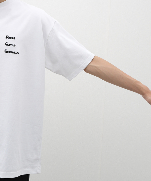 PARIS SAINT-GERMAIN(パリサンジェルマン)の「PSG JP PSG JP Ryu Germain embroidery TEE(Tシャツ/カットソー・メンズ・ブラック/ホワイト・MEDIUM/X-LARGE/LARGE)」の21枚目の写真
