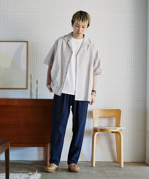 JOURNAL STANDARD relume(ジャーナルスタンダード レリューム)の「TECH ヘザー "COOLMAX" イージースラックス(スラックス・メンズ・ブラック/ライトグレー/クリアブルー/アイボリー・SMALL/LARGE/MEDIUM)」の8枚目の写真