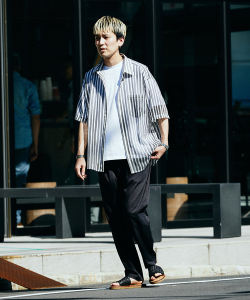 JOURNAL STANDARD relume(ジャーナルスタンダード レリューム)の「TECH ヘザー "COOLMAX" イージースラックス(スラックス・メンズ・ブラック/ライトグレー/クリアブルー/アイボリー・SMALL/LARGE/MEDIUM)」の9枚目の写真