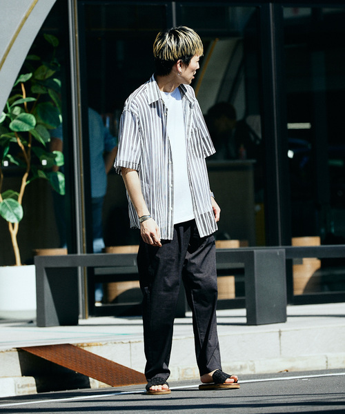 JOURNAL STANDARD relume(ジャーナルスタンダード レリューム)の「TECH ヘザー "COOLMAX" イージースラックス(スラックス・メンズ・ブラック/ライトグレー/クリアブルー/アイボリー・SMALL/LARGE/MEDIUM)」の10枚目の写真