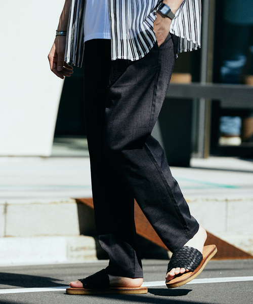 JOURNAL STANDARD relume(ジャーナルスタンダード レリューム)の「TECH ヘザー "COOLMAX" イージースラックス(スラックス・メンズ・ブラック/ライトグレー/クリアブルー/アイボリー・SMALL/LARGE/MEDIUM)」の18枚目の写真