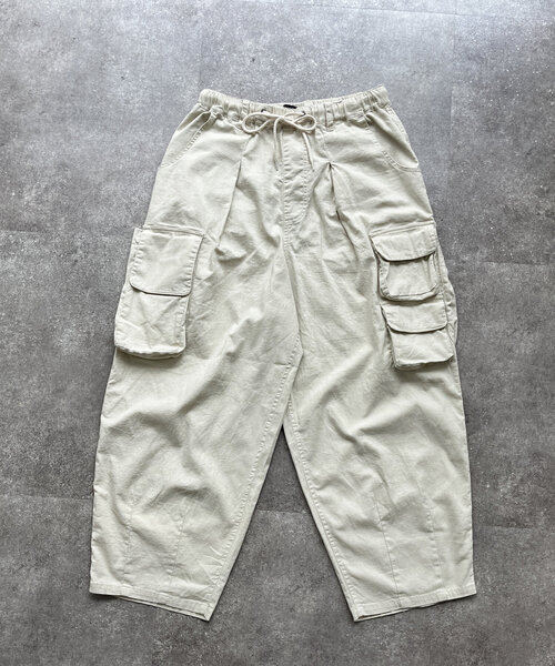 CPCM（シーピーシーエム）の「マルチポケットカーゴパンツ（カーゴパンツ・メンズ・カーキ/ブラック/アイボリー・FREE）」の8枚目の写真