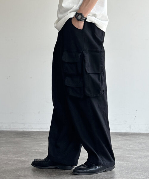 CPCM（シーピーシーエム）の「マルチポケットカーゴパンツ（カーゴパンツ・メンズ・カーキ/ブラック/アイボリー・FREE）」の10枚目の写真