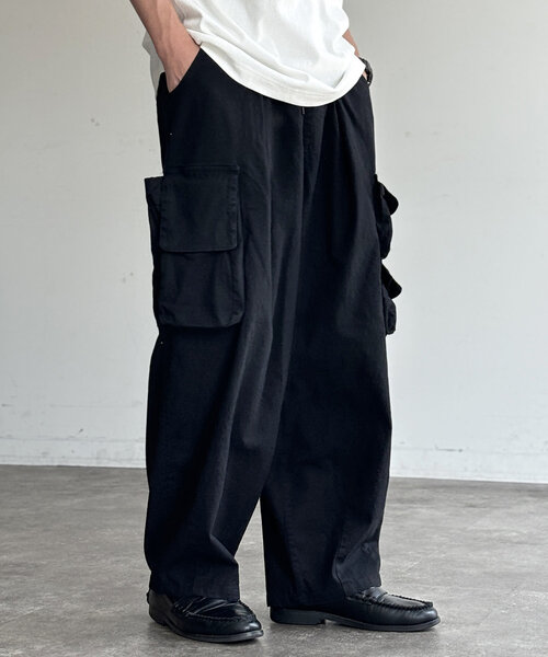 CPCM（シーピーシーエム）の「マルチポケットカーゴパンツ（カーゴパンツ・メンズ・カーキ/ブラック/アイボリー・FREE）」の12枚目の写真